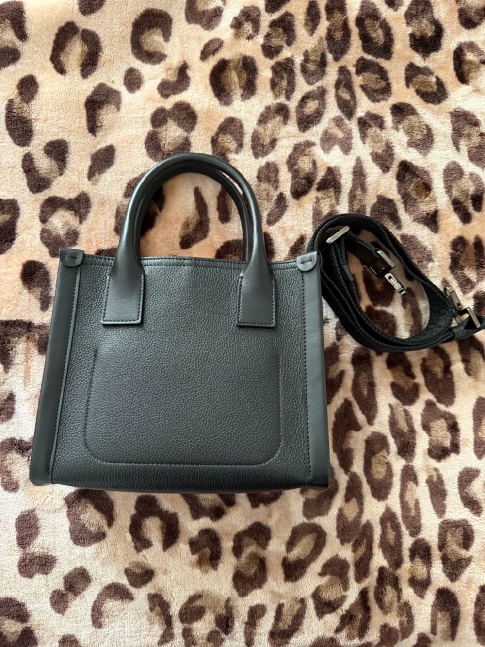 Brand new Christian Louboutin Black Leather mini tote style: by my side - Picture 2 of 5